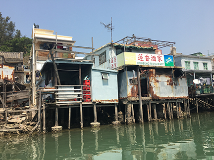 Tai O Fishing Village, China (©Deborah Clague, 2018). 