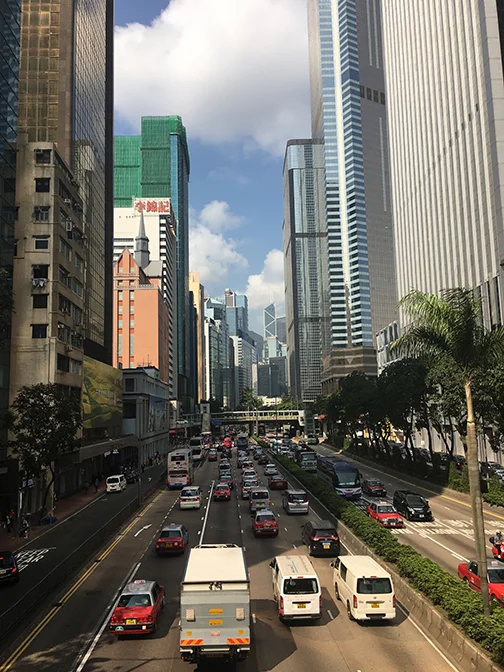 Central district, Hong Kong (©Deborah Clague, 2018).