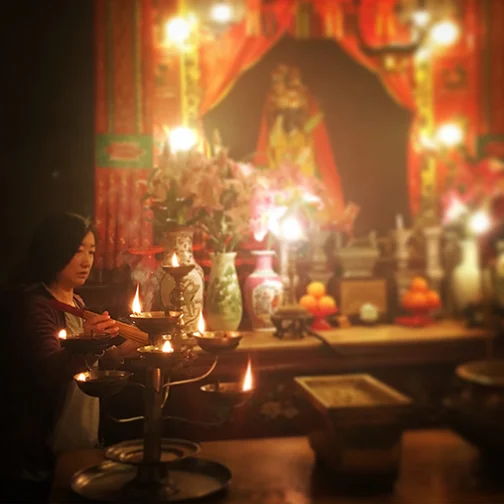 Man Mo Temple (©Deborah Clague, 2018). 