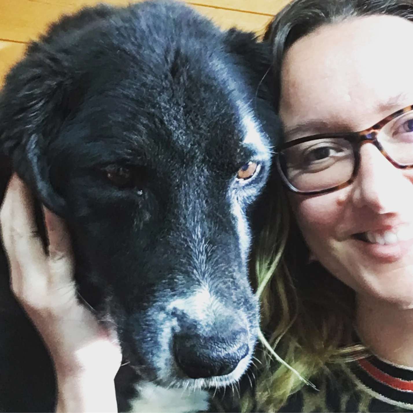 The last photo of Reggie and I, Winnipeg, April 2018. 