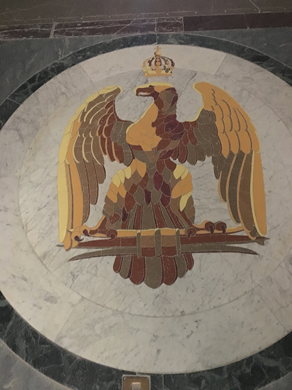 Ornamental floor, Les Invalides (©Deborah Clague, 2019).