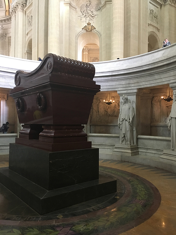 Napoleon’s final resting place, Les Invalides (©Deborah Clague, 2019).