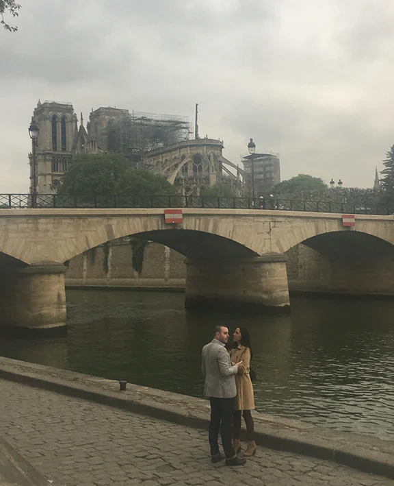 The day after the fire at Notre-Dame Cathedral, Paris (©Deborah Clague, 2019).