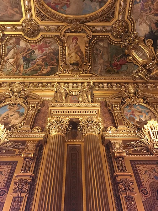 The Grand Foyer, Palais Garnier, Paris (©Deborah Clague, 2019).