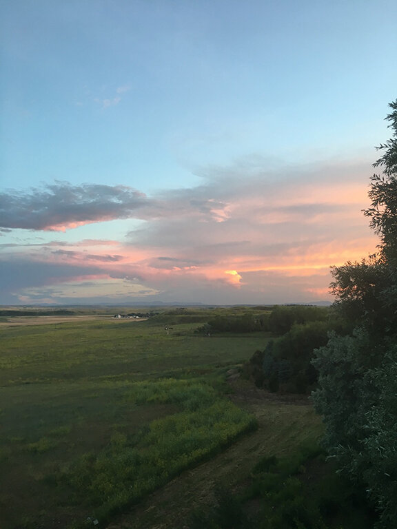 Pastel sunset, Great Falls, Montana (©Deborah Clague, 2019).