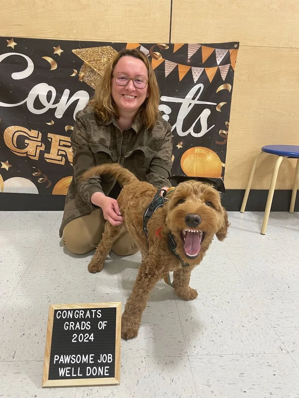  Graduating from Petsmart Puppy Class.  