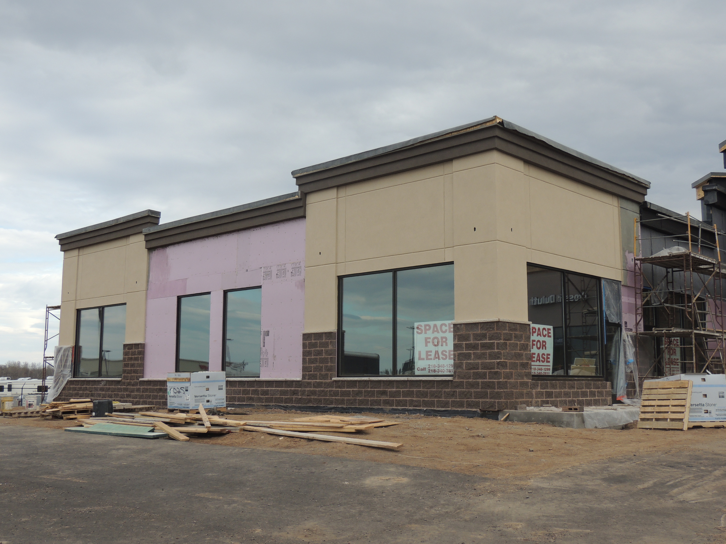 Above: The remaining 3,000 square feet of space has yet to be leased