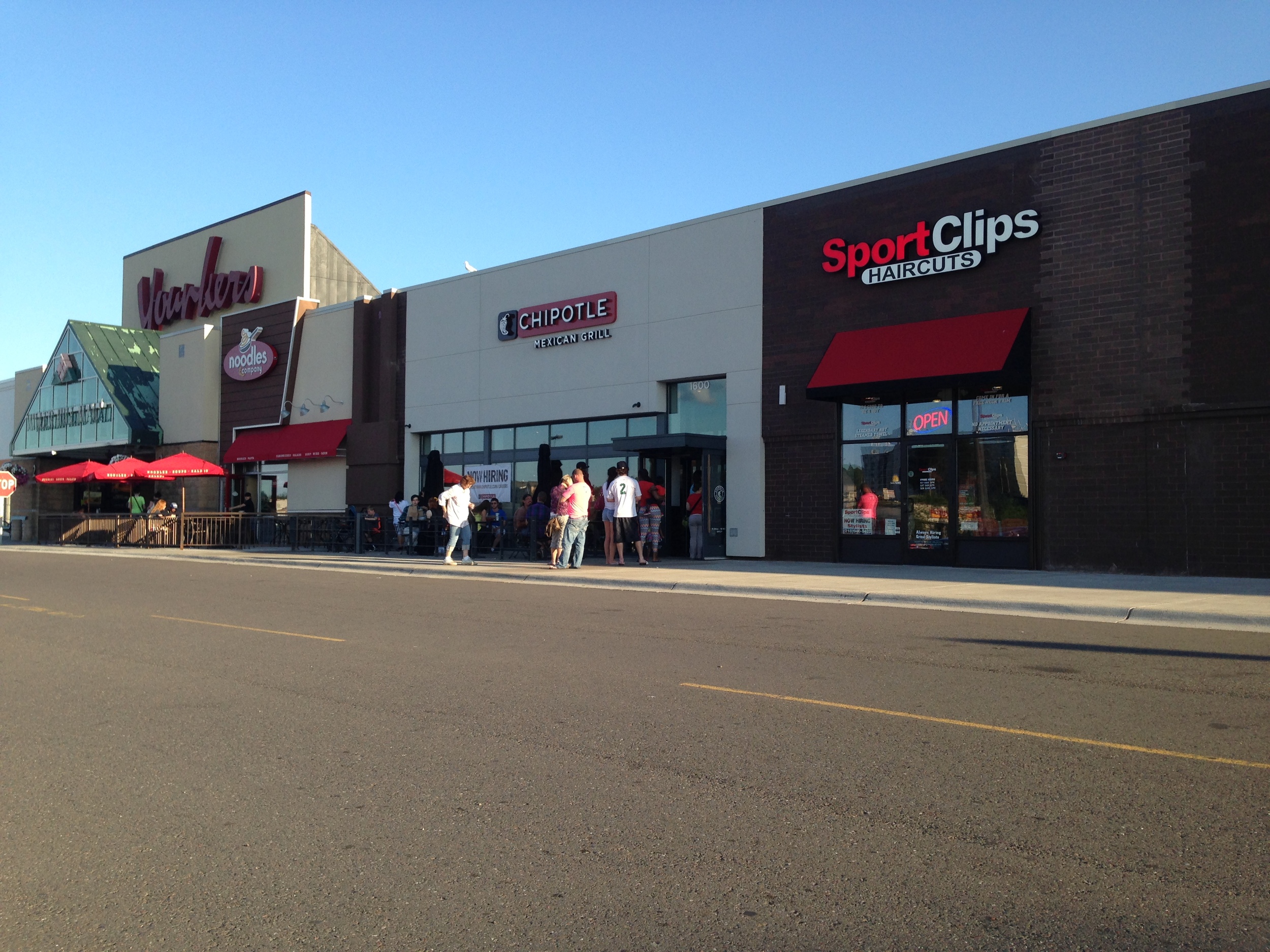 Above: Chipotle's only Duluth location at the Miller Hill Mall.