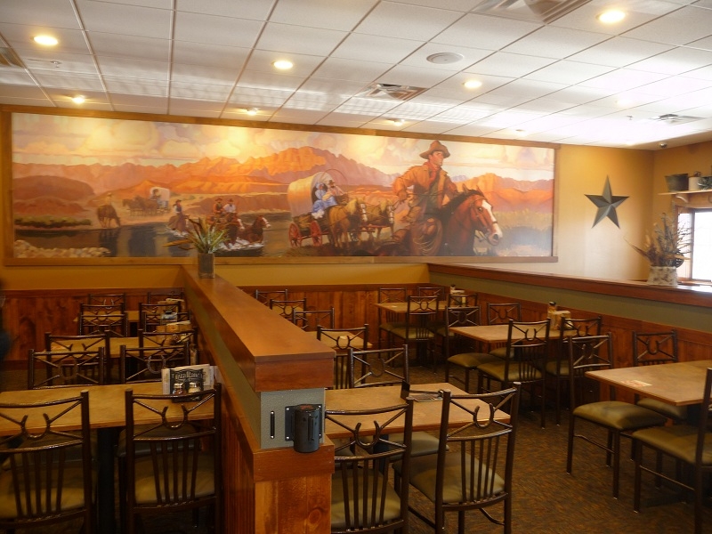 Interior of a Pizza Ranch location | Rochon Corporation
