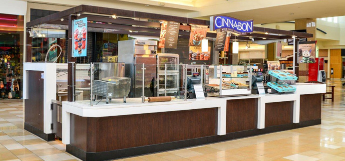 A Cinnabon "kiosk" location | Cinnabon