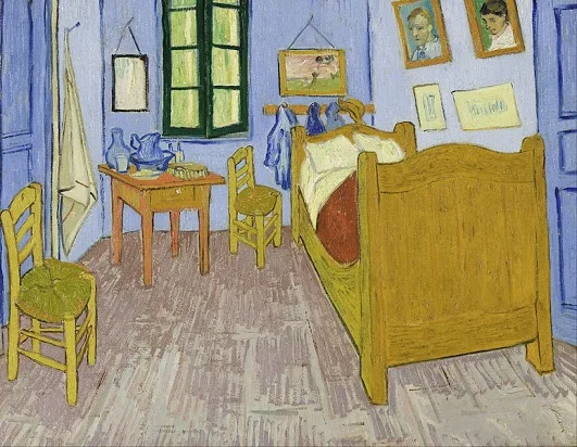 Vincent Van Gogh, "The Bedroom at Arles" 