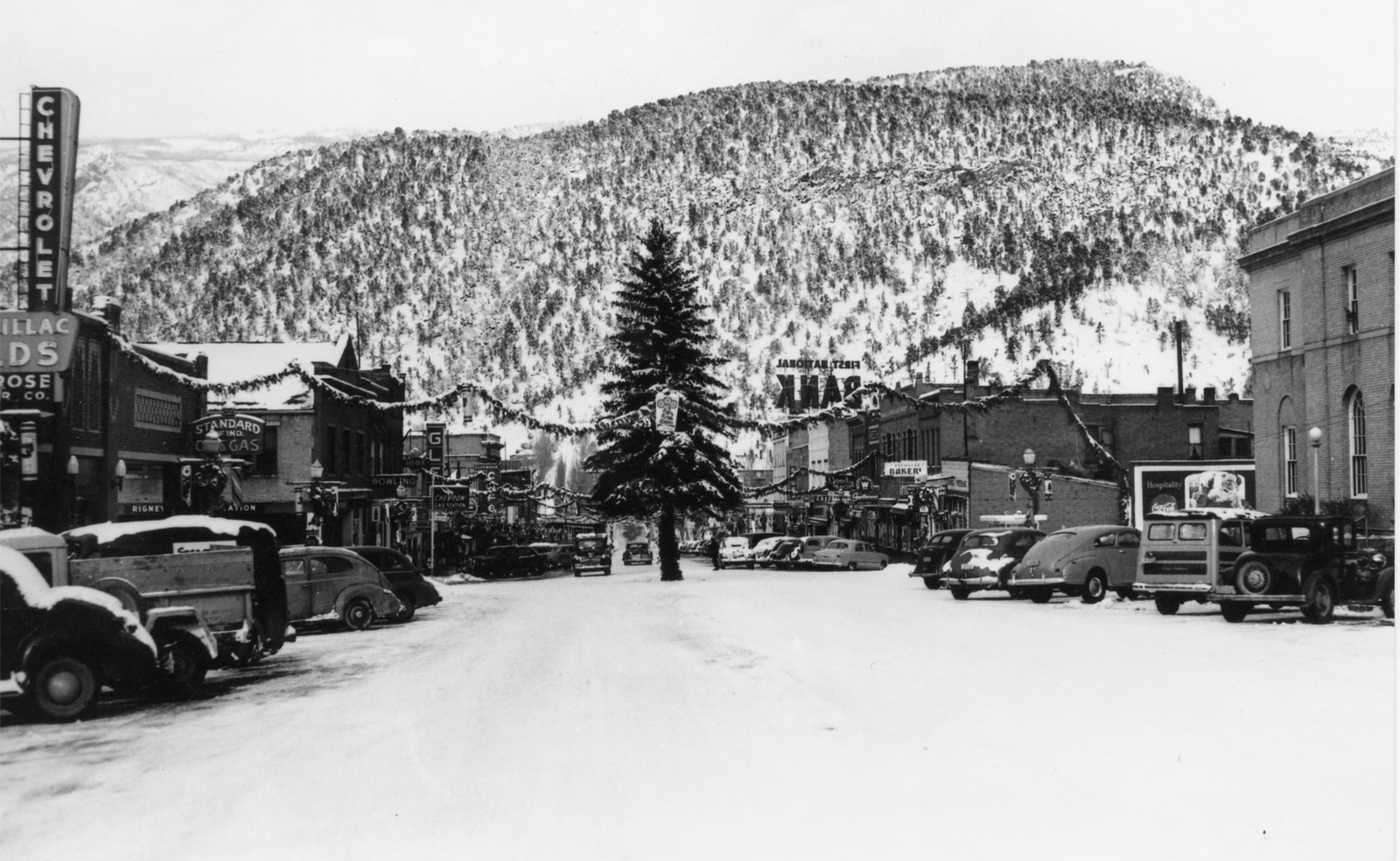 Christmas in Glenwood, Colorado, ca. 1949