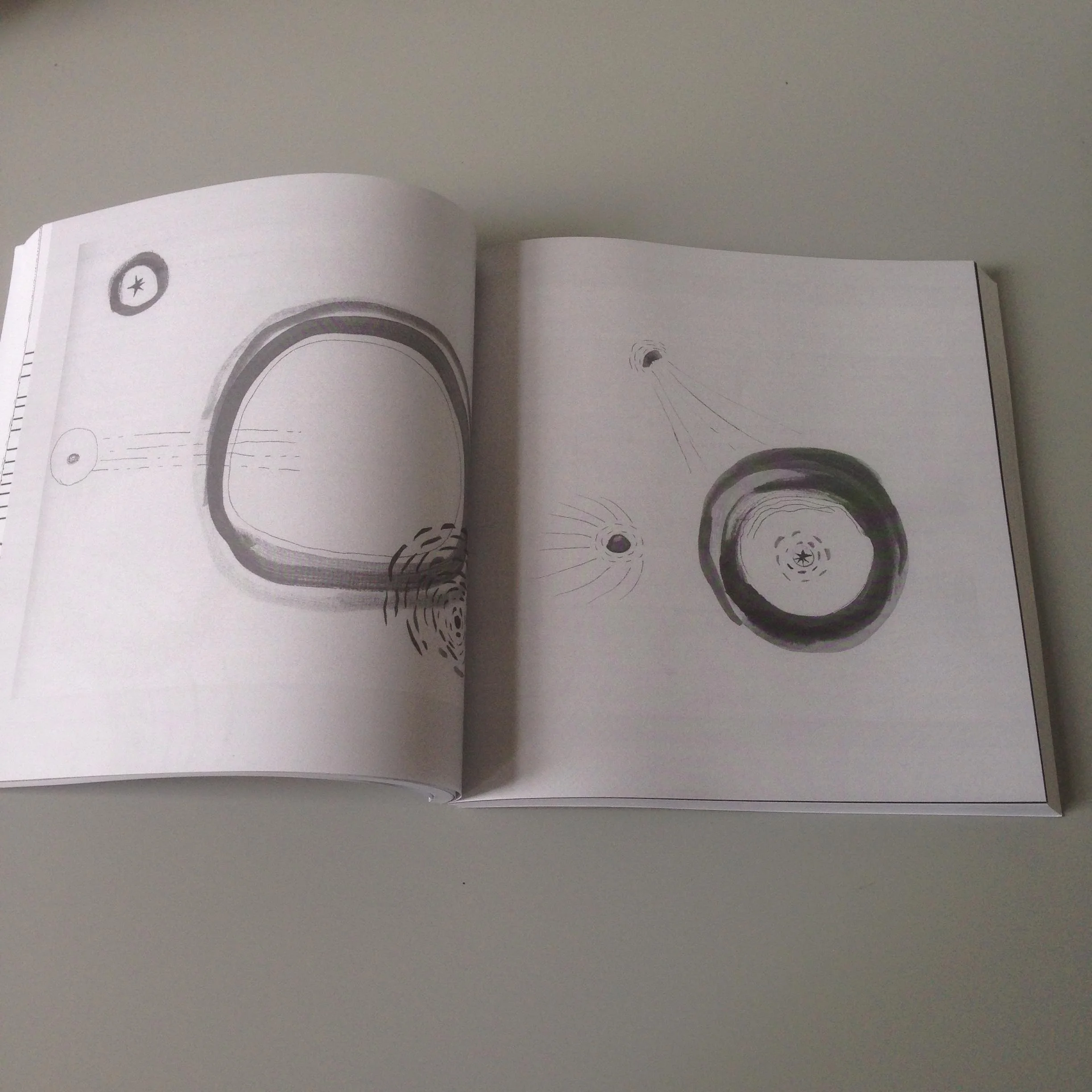 My score for 'Sustain Decay' book, which we were invited to contribute to for Void Point Press. The scores are 'of' the IMMA improvisation. Publication link here . 