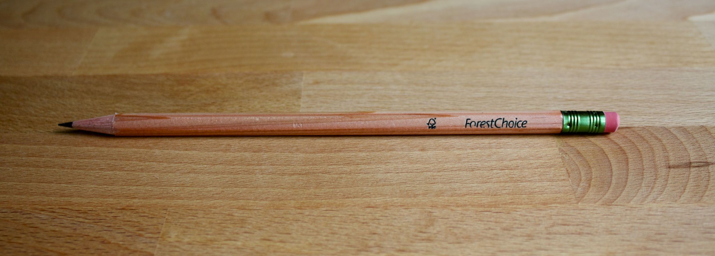 My pencil blends in with my desk...good photography! 