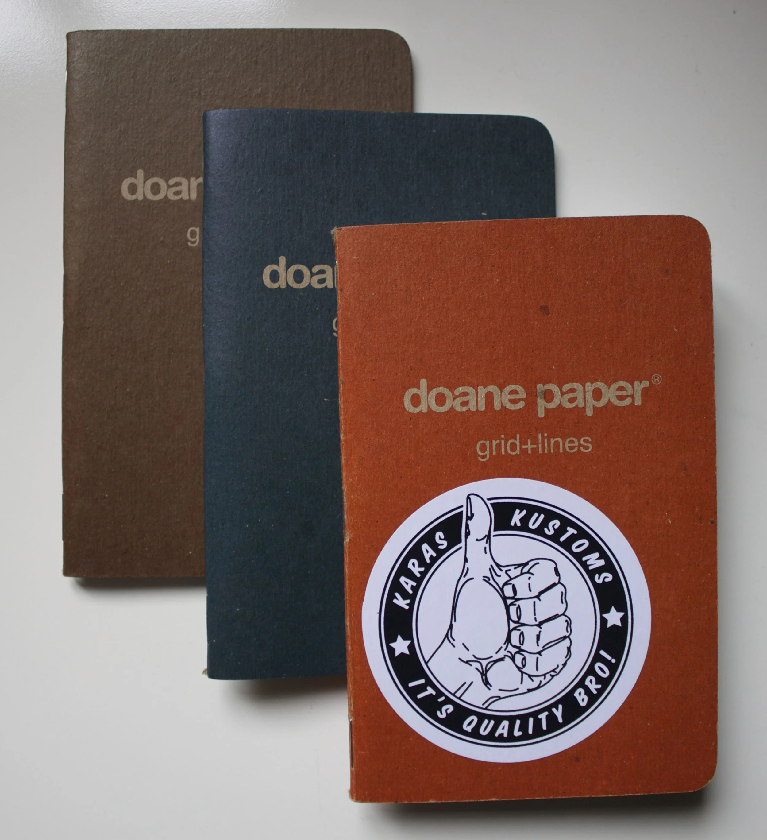 Each notebook in the Garage Series 