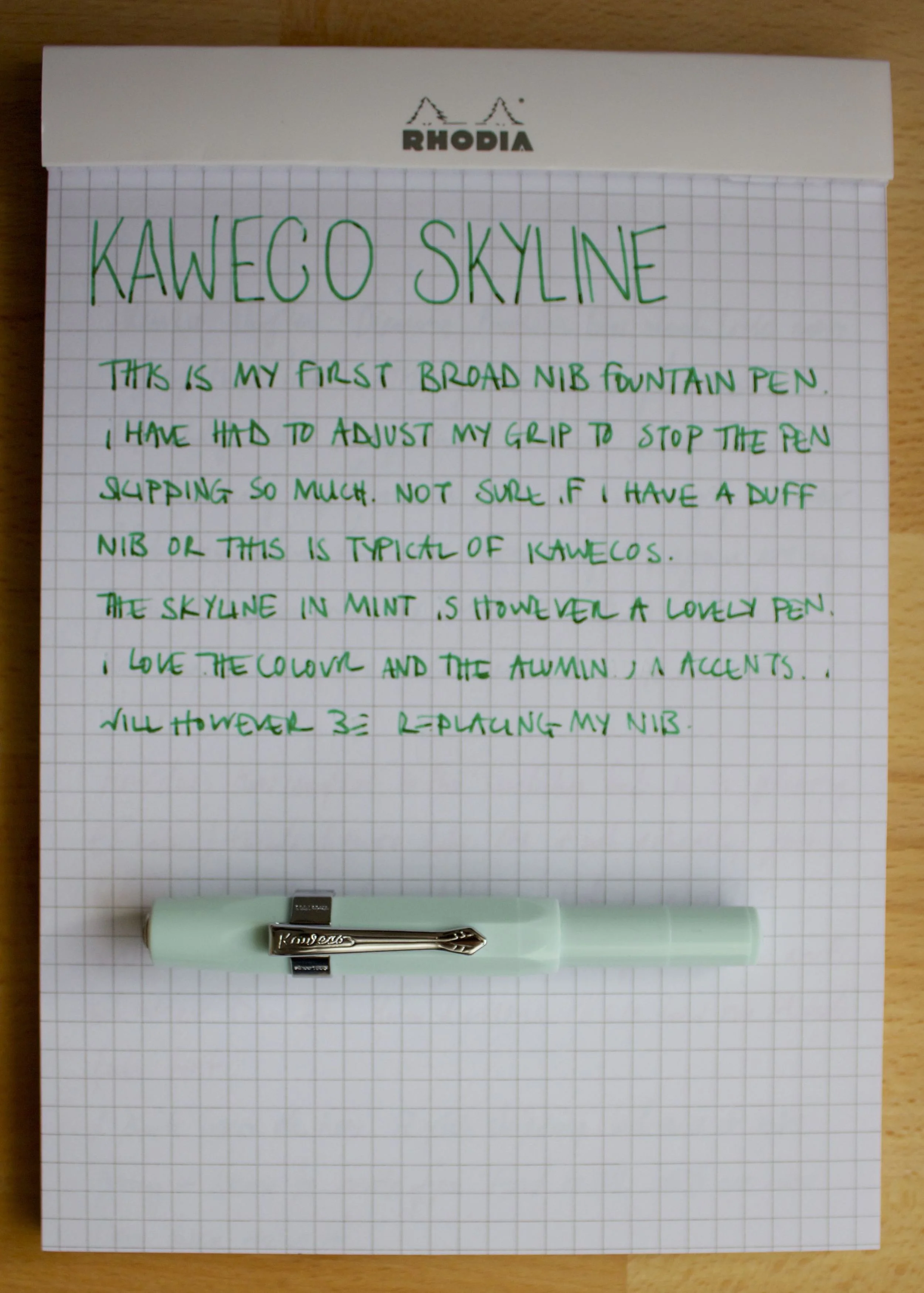 Terrible skipping with this nib