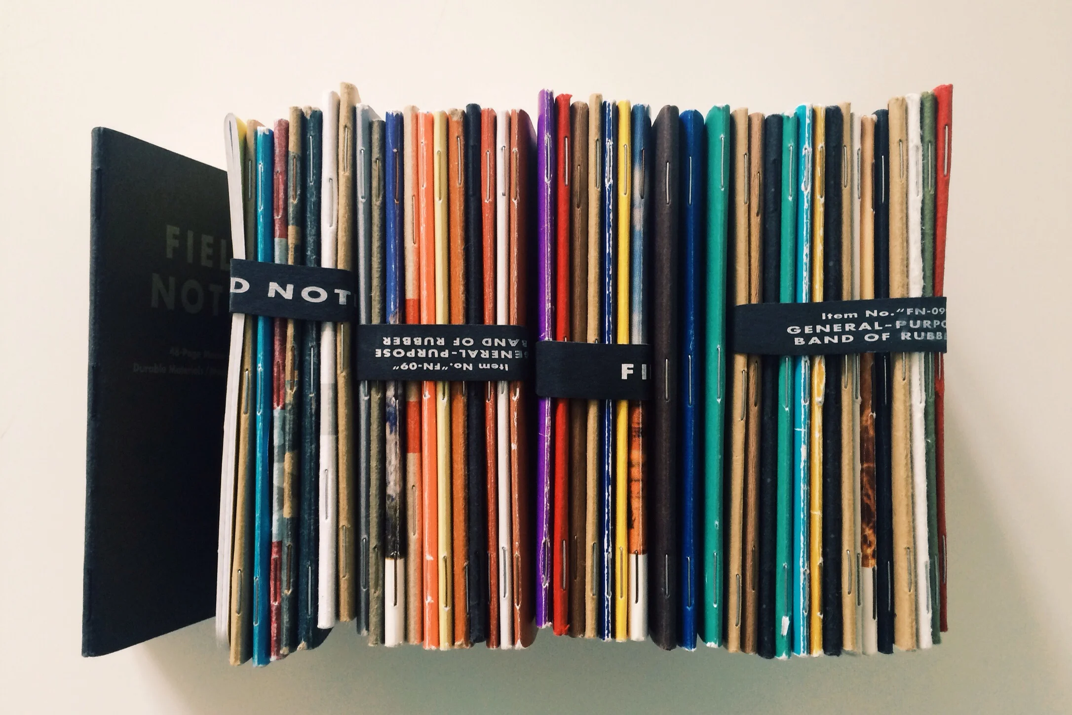 My collection of used notebooks 