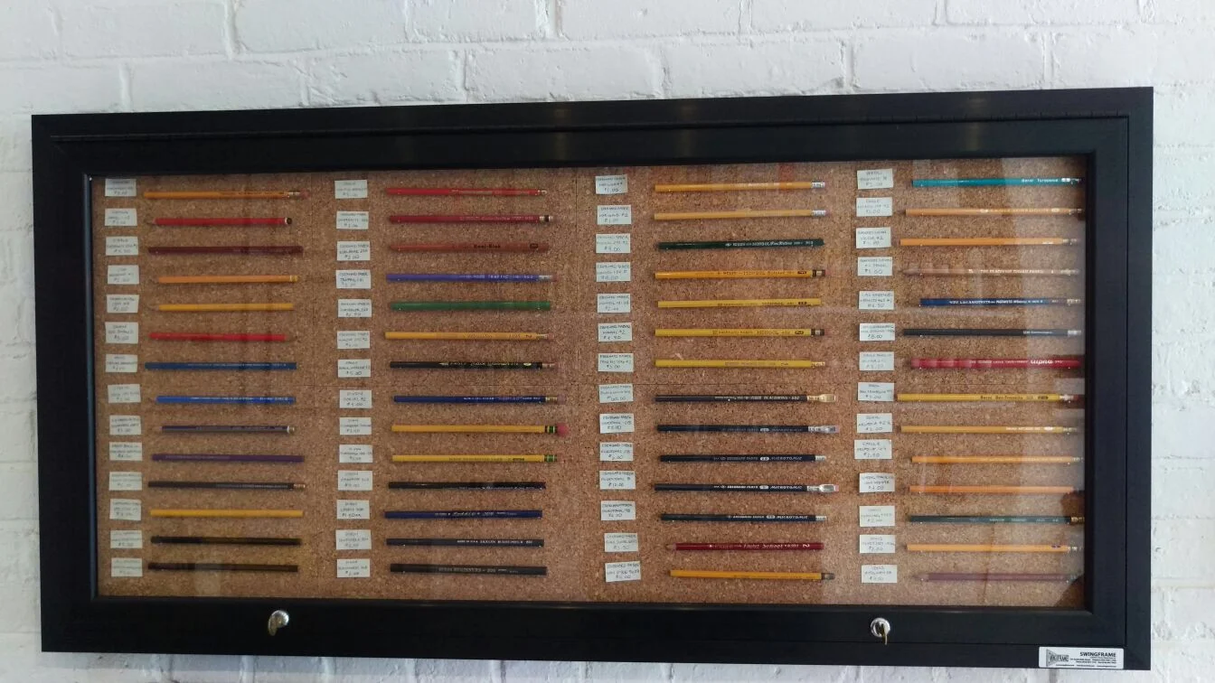 This is where the special pencils live
