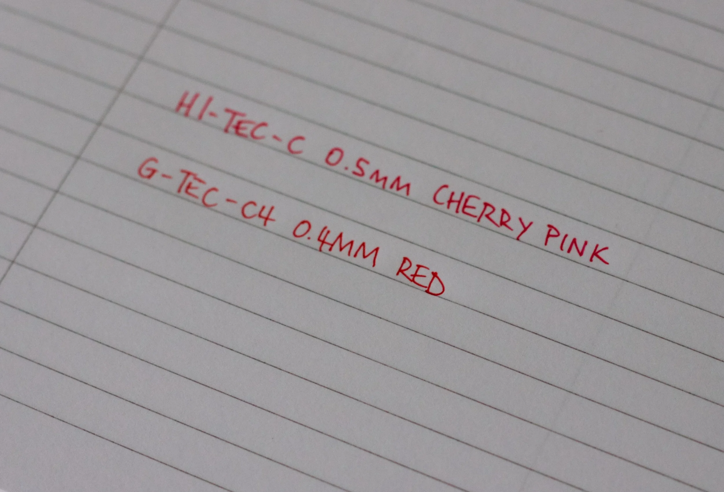 Cherry Pink vs Red