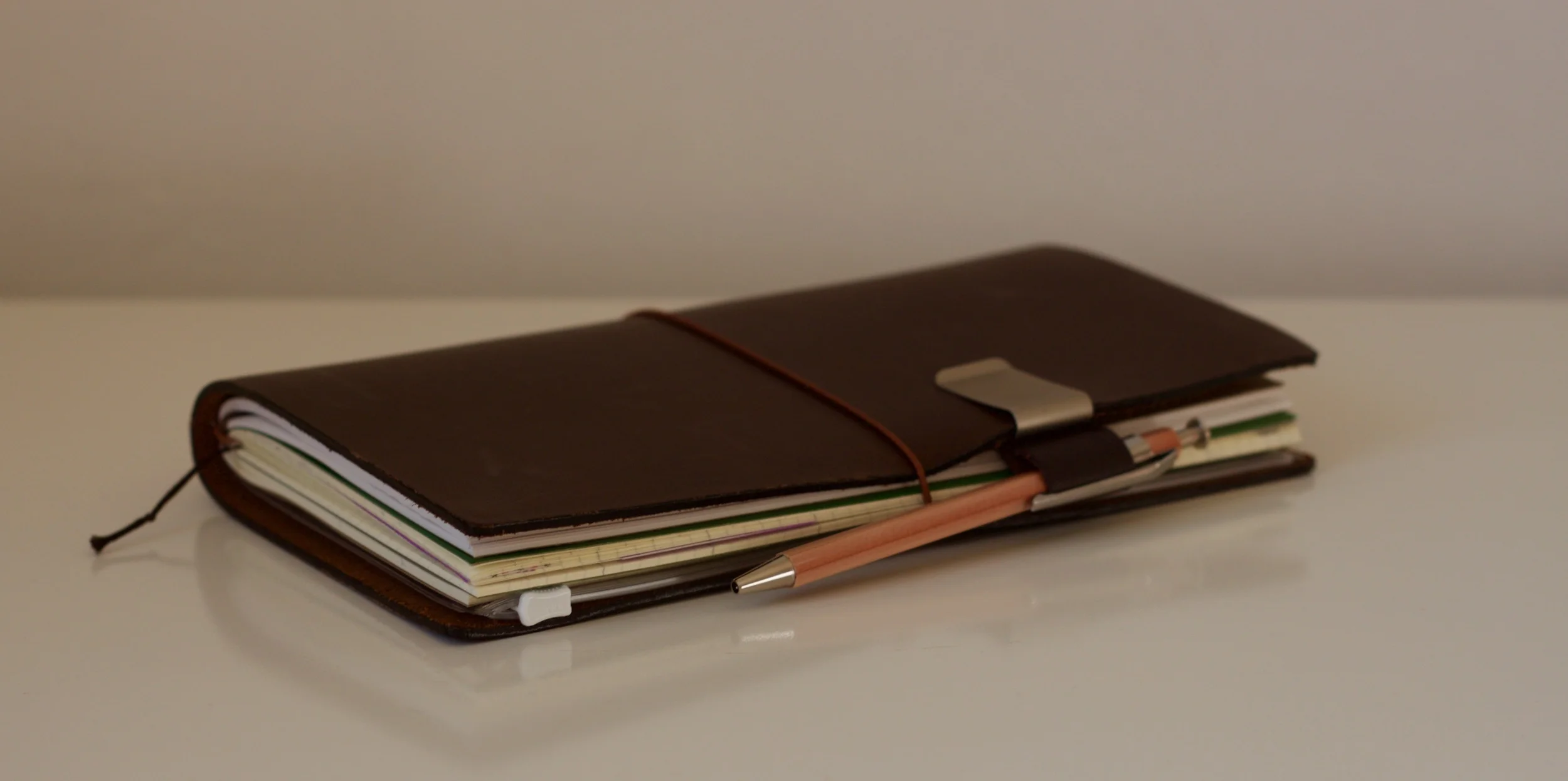 My Travelers Notebook and the Delfonics Wood Pen