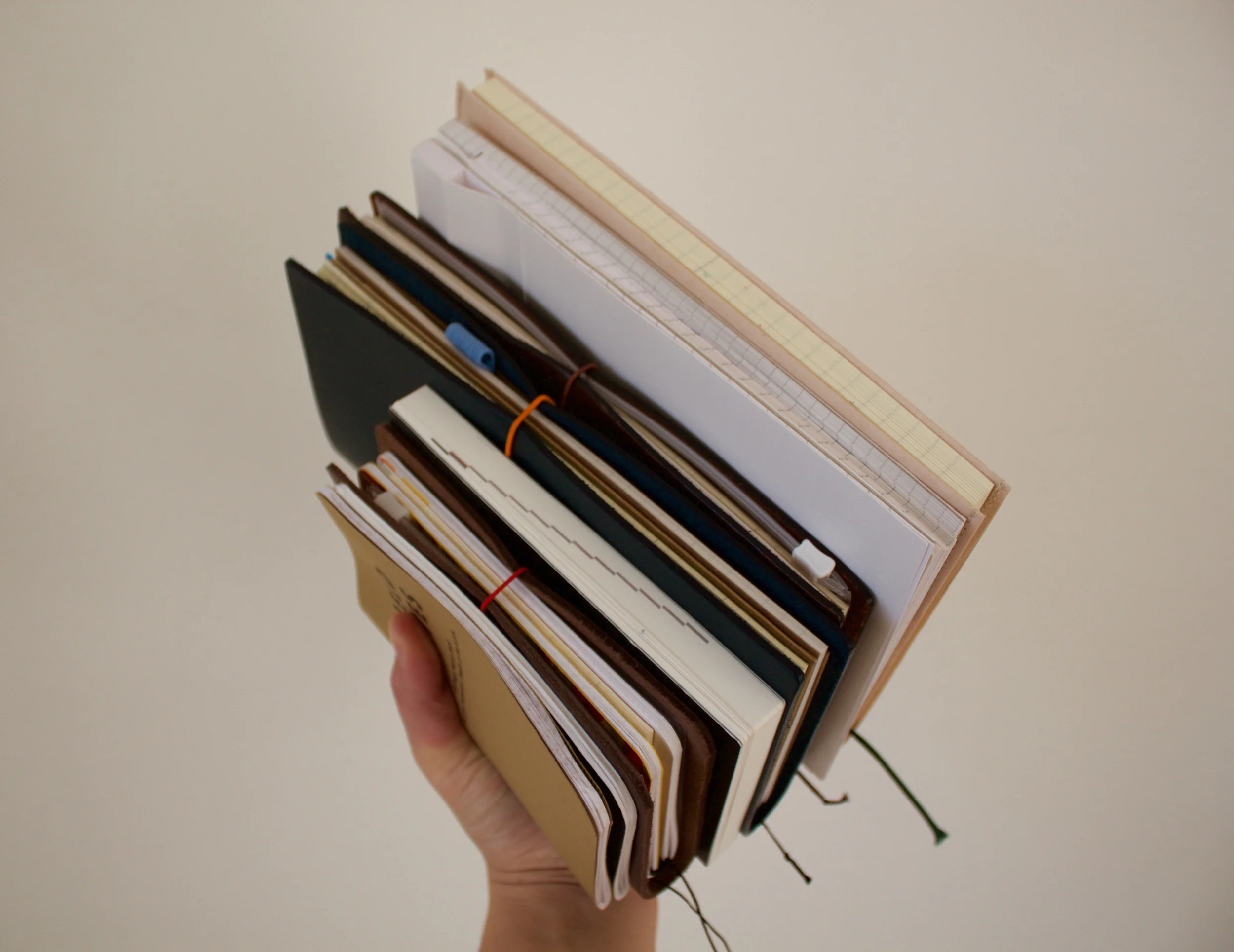 The notebook selection currently being used