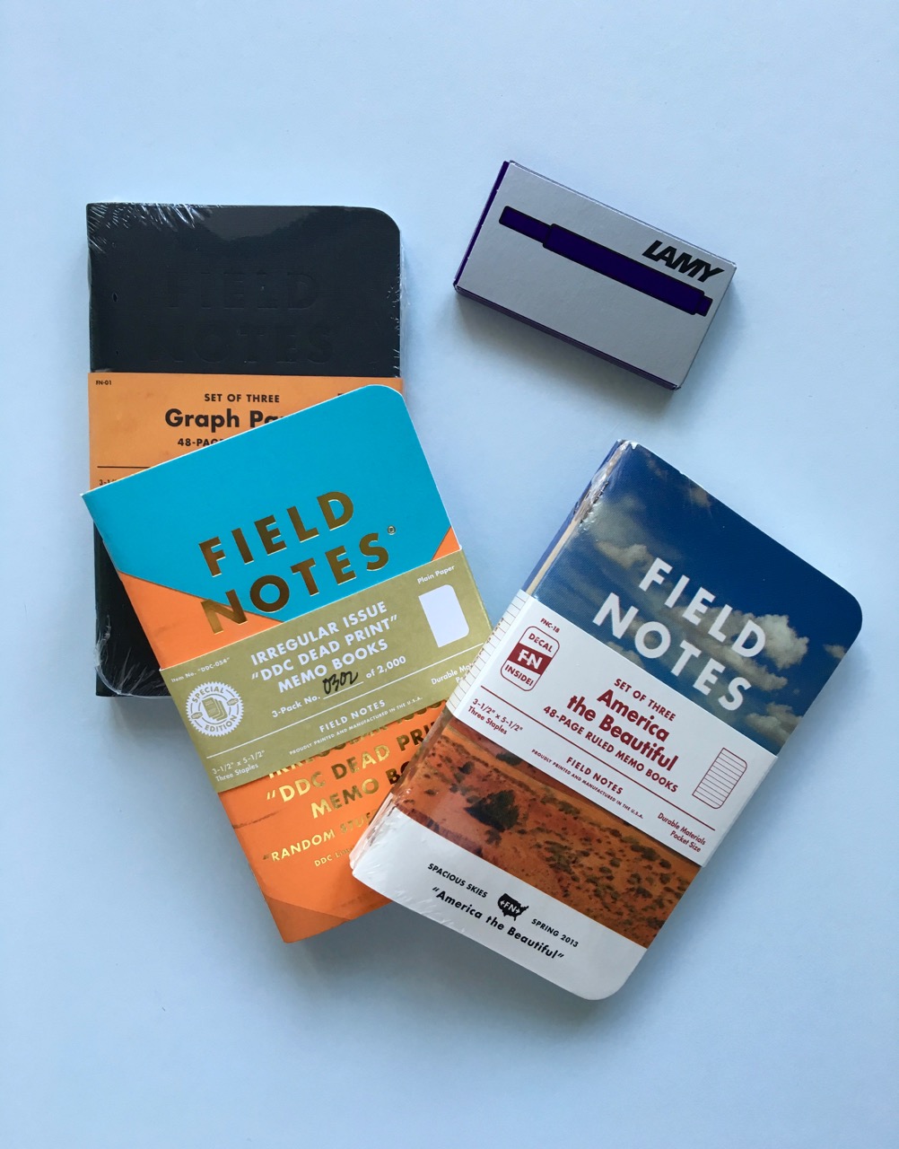 Some of my limited edition Field Notes