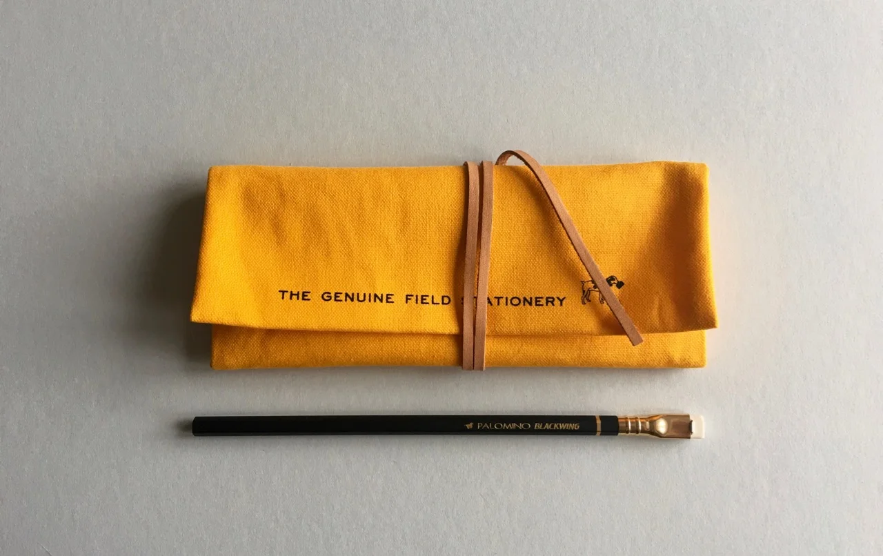 Size comparison between the Blackwing MMX and Hightide pen roll