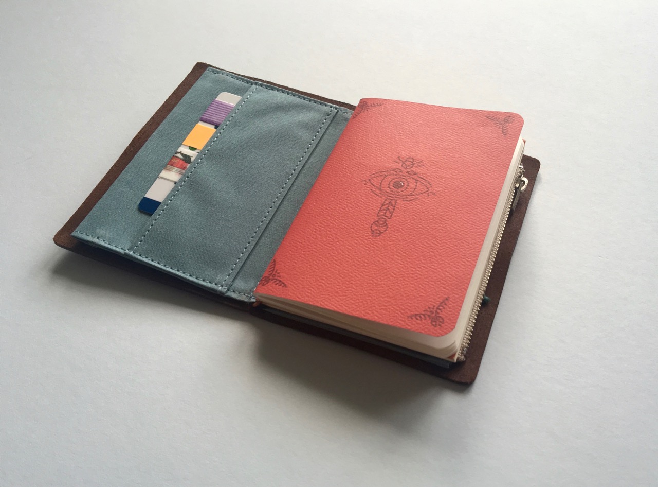 My passport sized Travelers Notebook