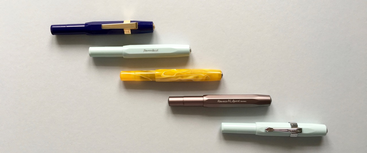 My Kaweco Sport fountain pen collection
