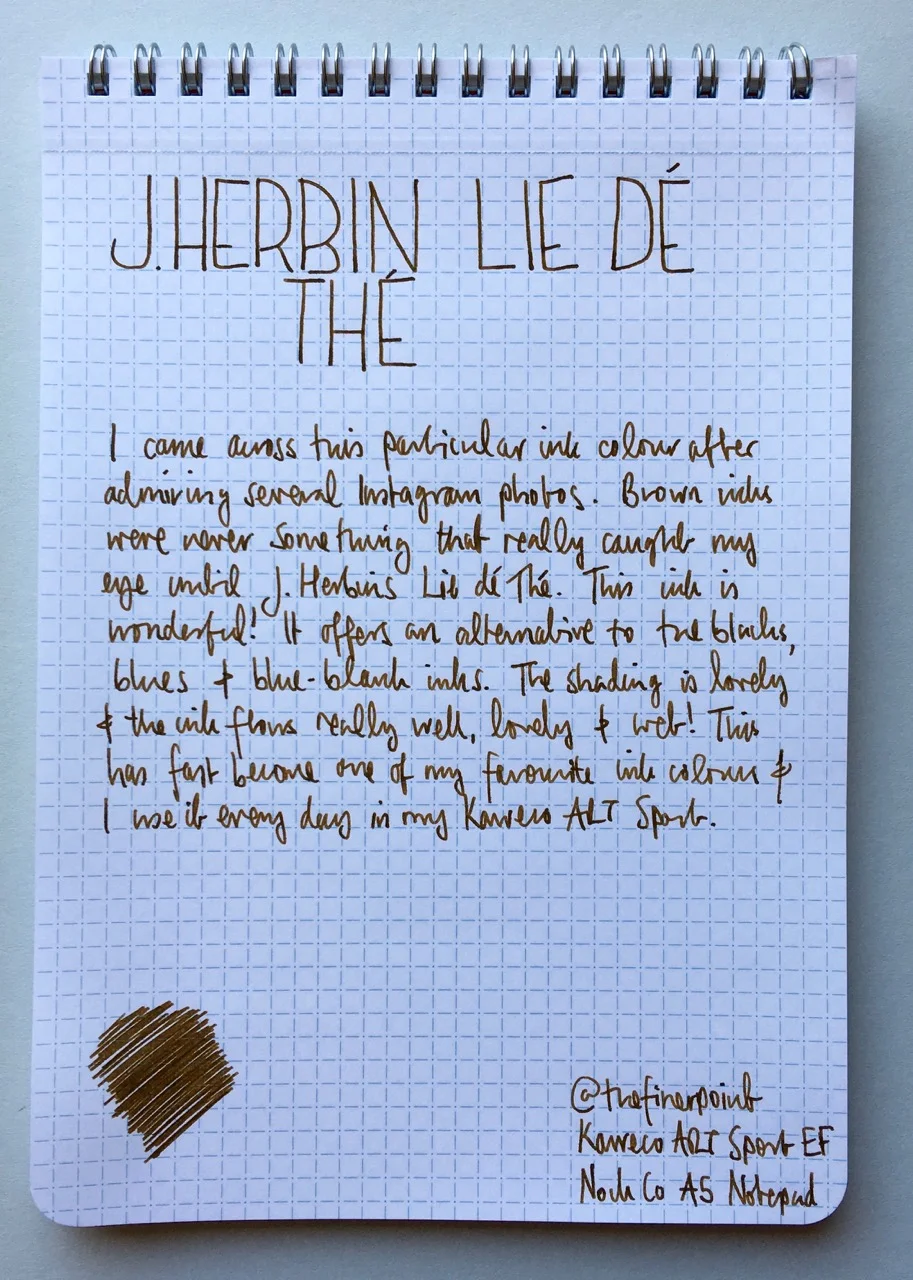 Hand written review