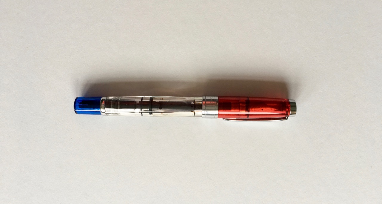TWSBI 580 RB with a broad nib 