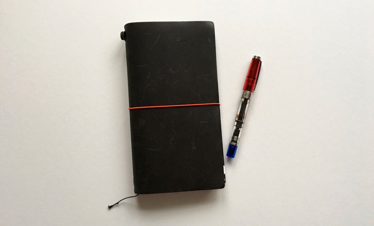My Travelers Notebook with my TWSBI 580