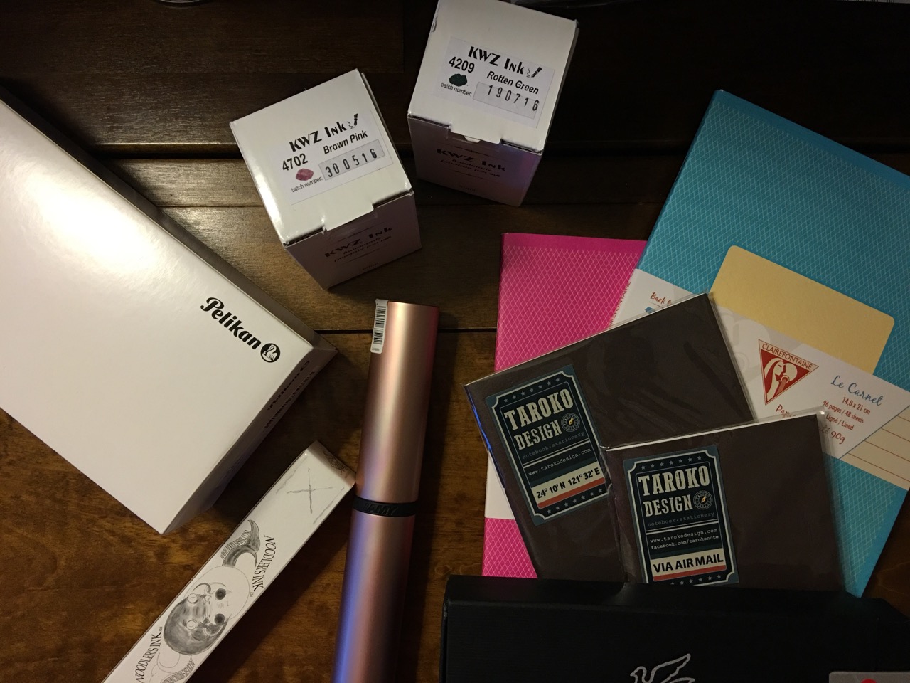 My pen show swag