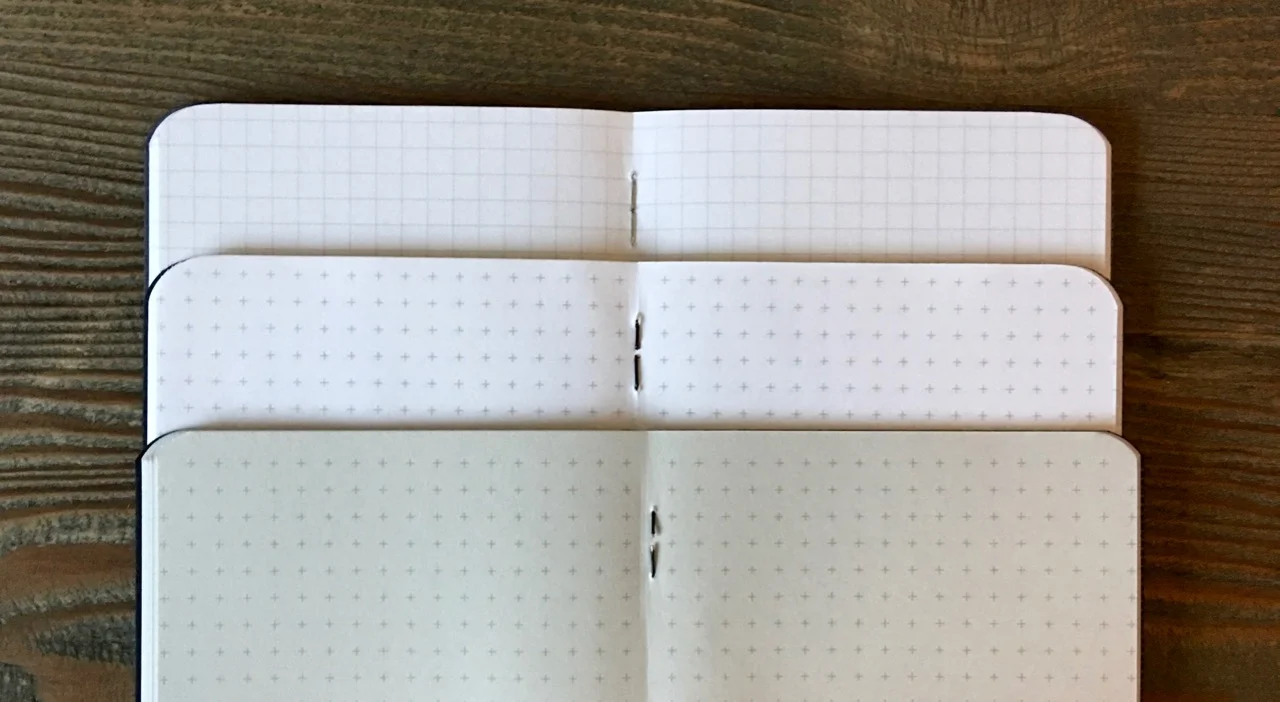 Grey reticle grid compared to other Field Notes editions