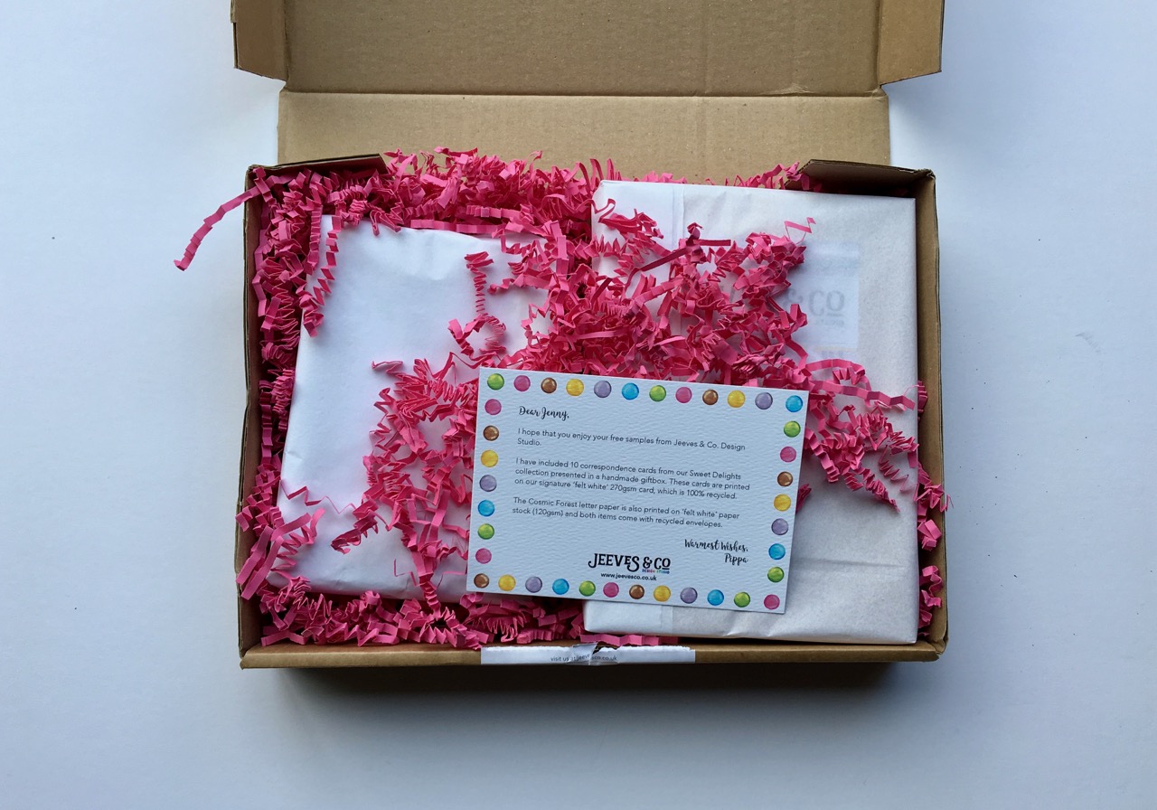 Lovely packaging from Jeeves and Co.