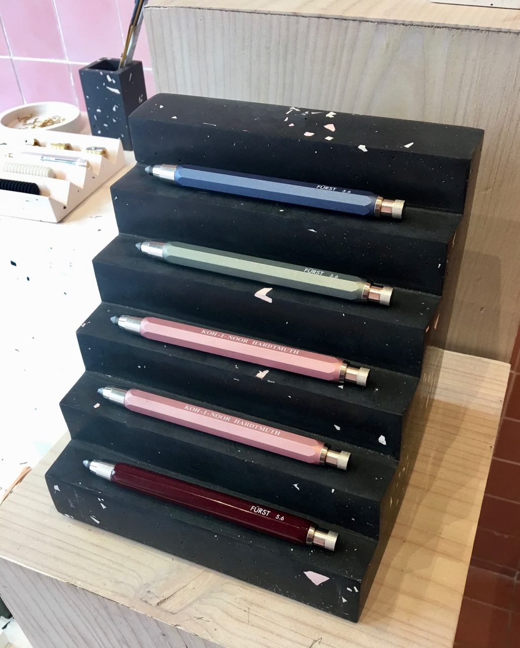 I really liked these pencil lead holders, I just had no idea how I would use them.