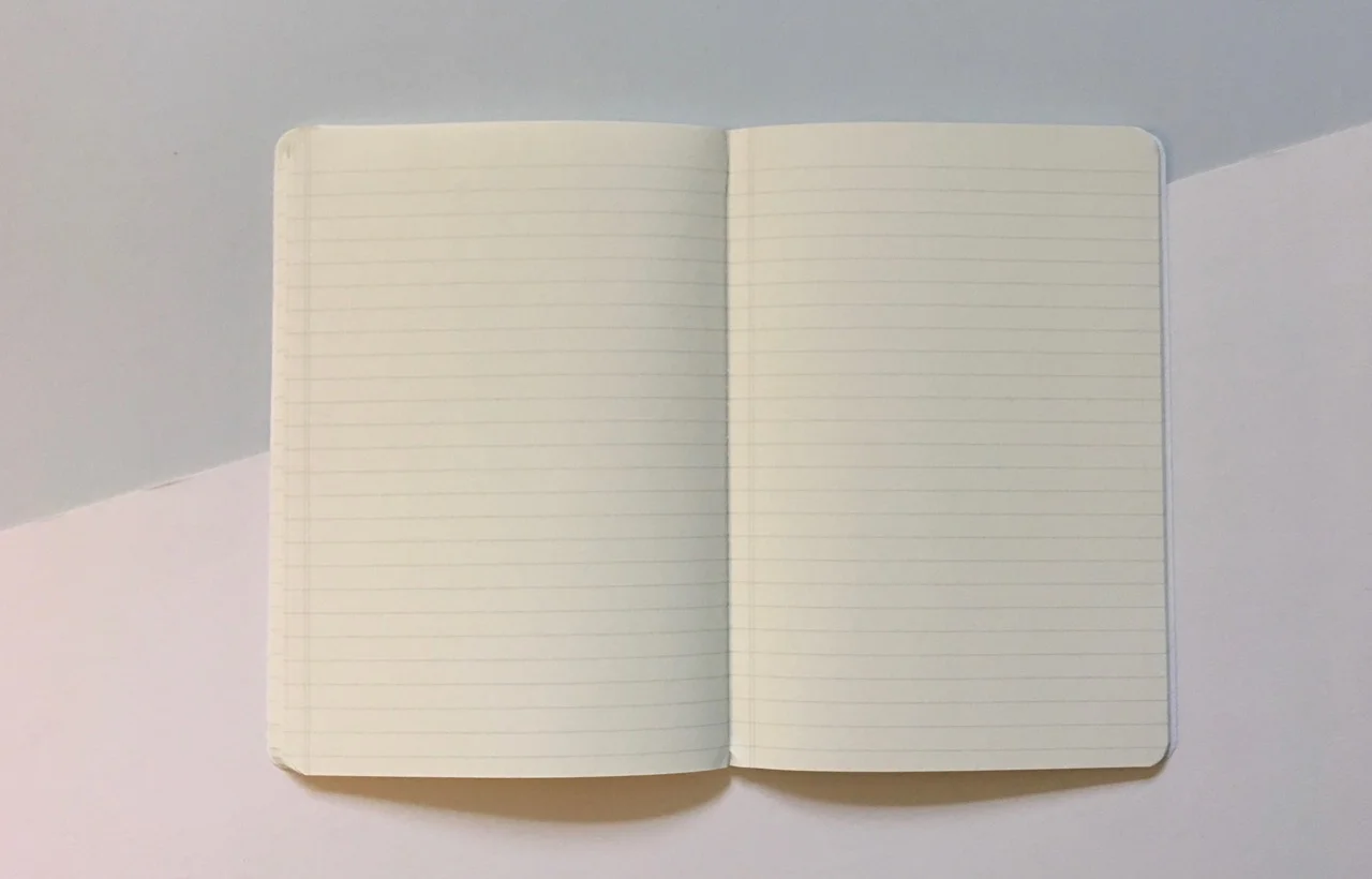 Generous, well-spaced lined ruling
