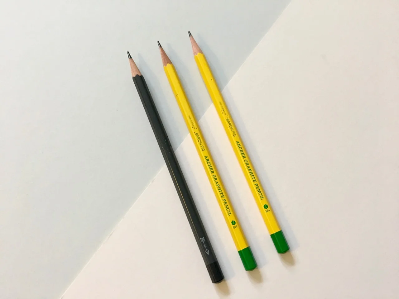 Standard Archer pencil and the School Set pencils.