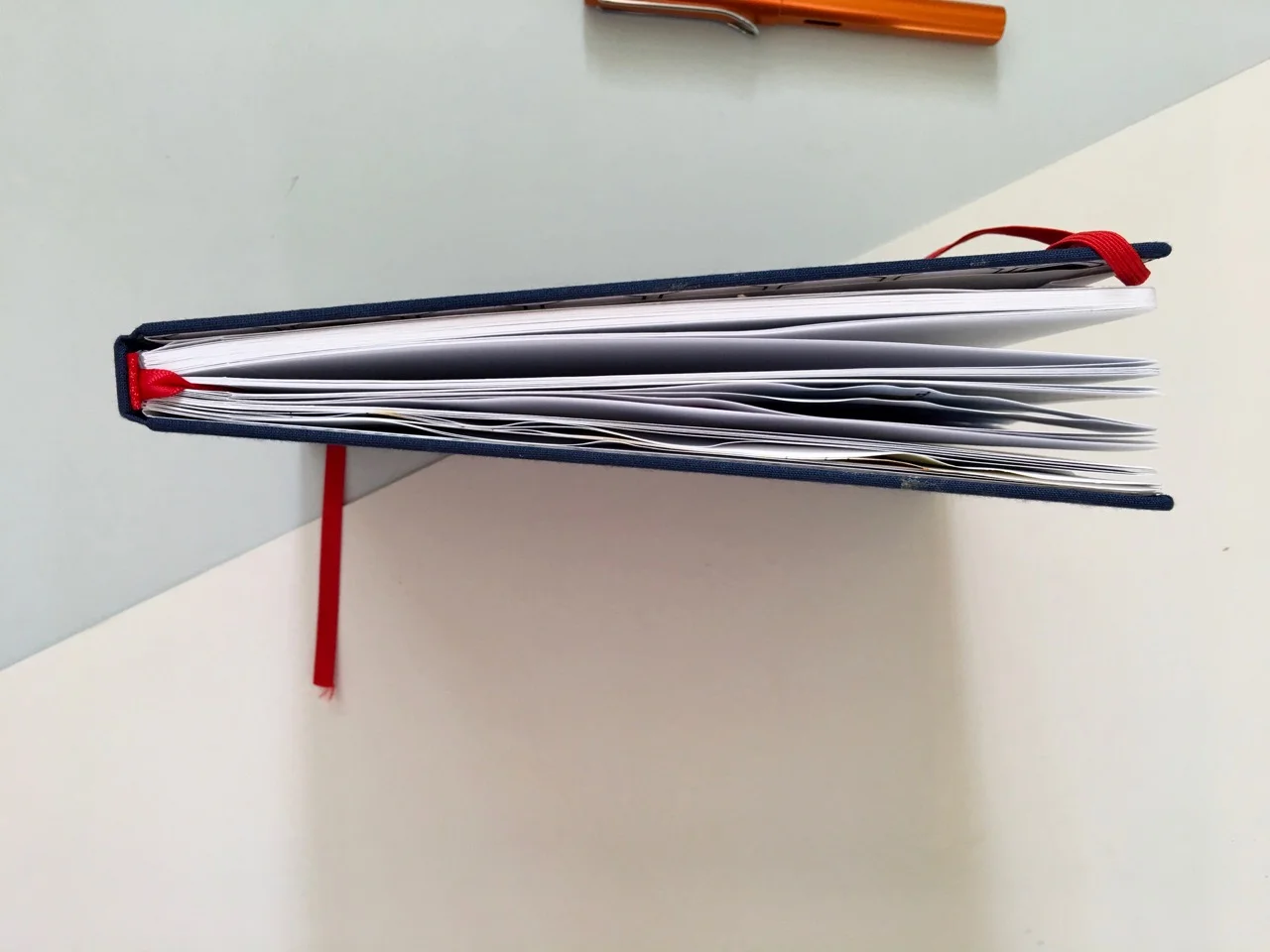 The buckled pages