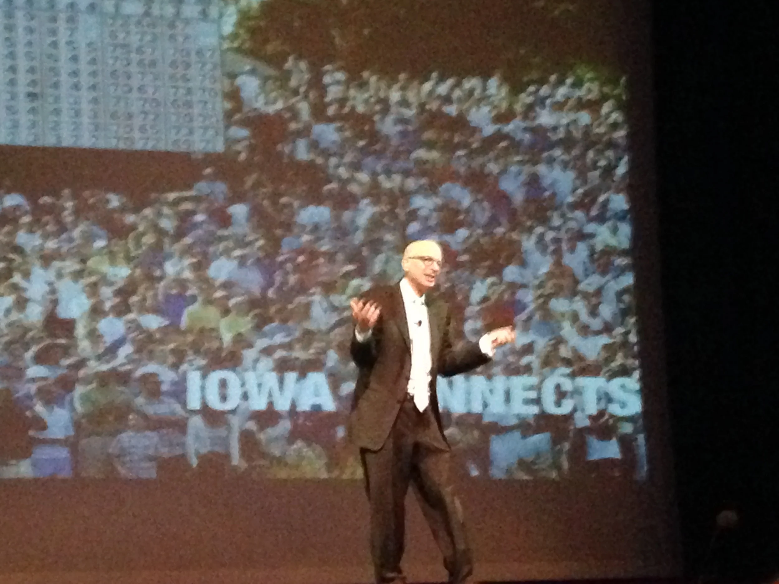 Seth Godin during his closing keynote.