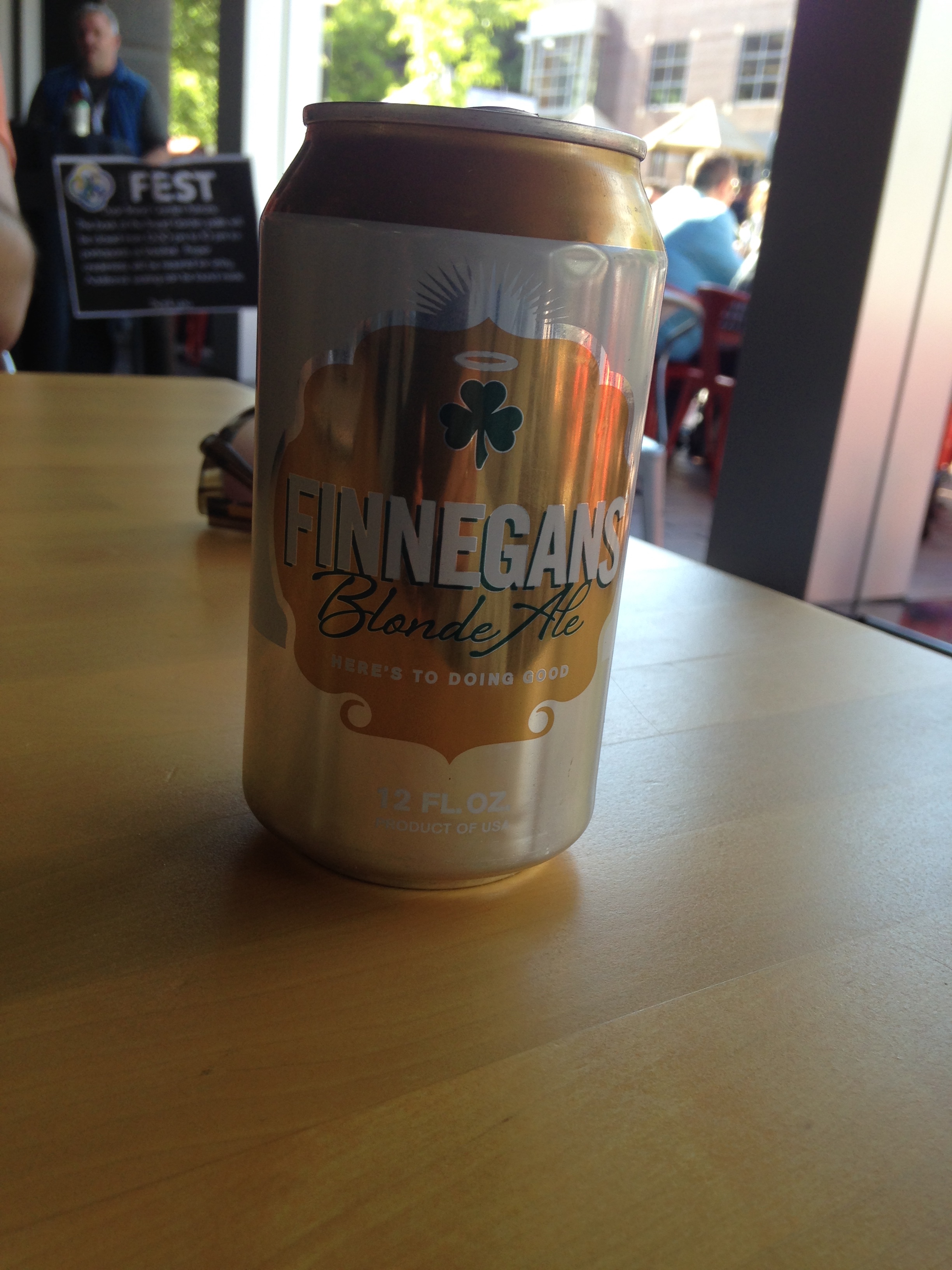 FINNEGAN'S Beer, where 100% of profits are donated.