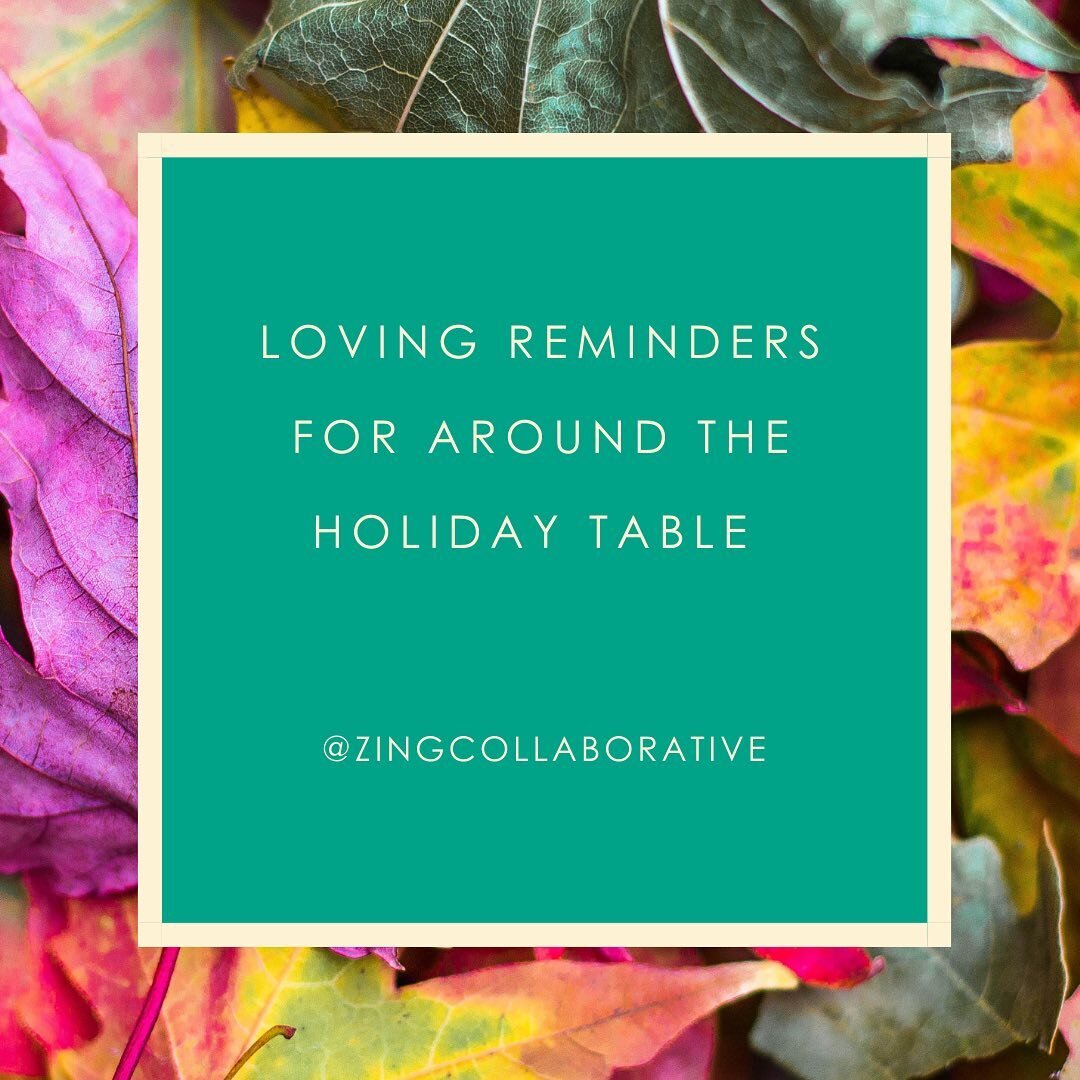 Happy Thanksgiving to all who celebrate! 🧡

In today&rsquo;s post, a few loving reminders for around the holiday table and beyond. 

Wishing you a joyful and nourishing day. ✨