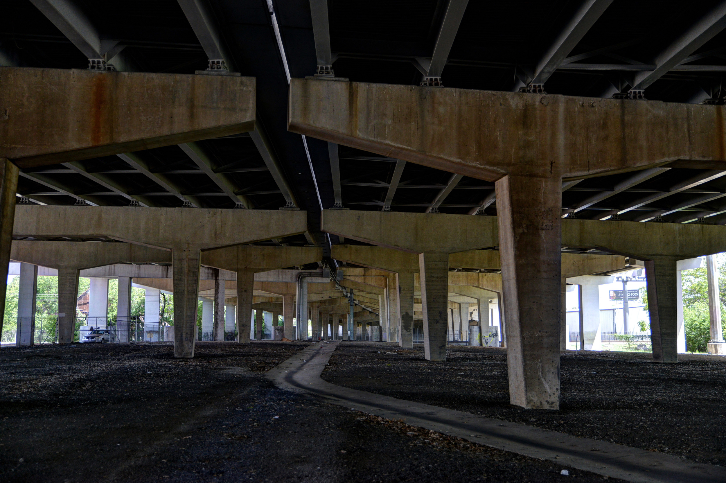 Underneath I-30
