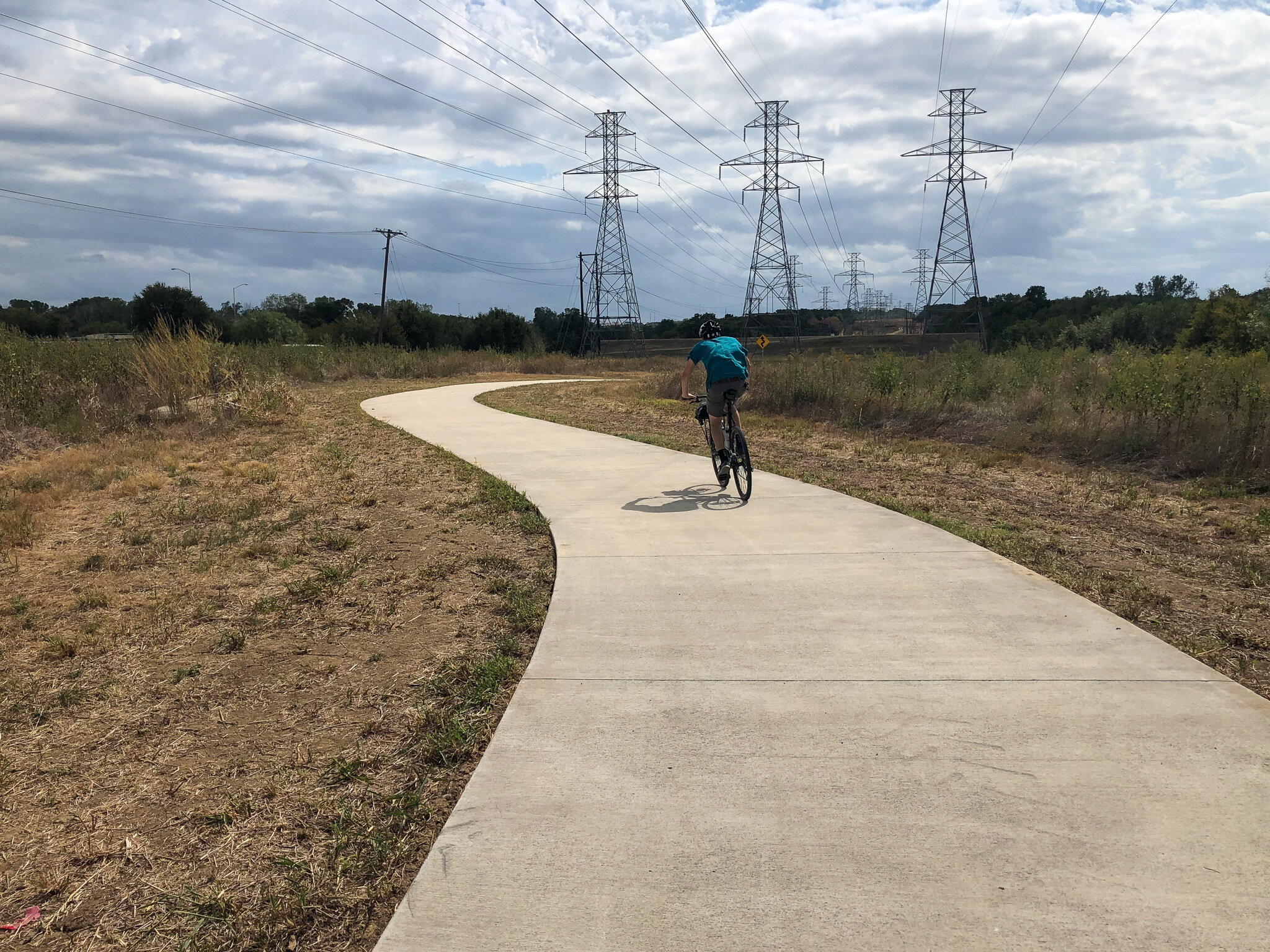  Approaching Fort Worth Branch of Trinity Trails System.  