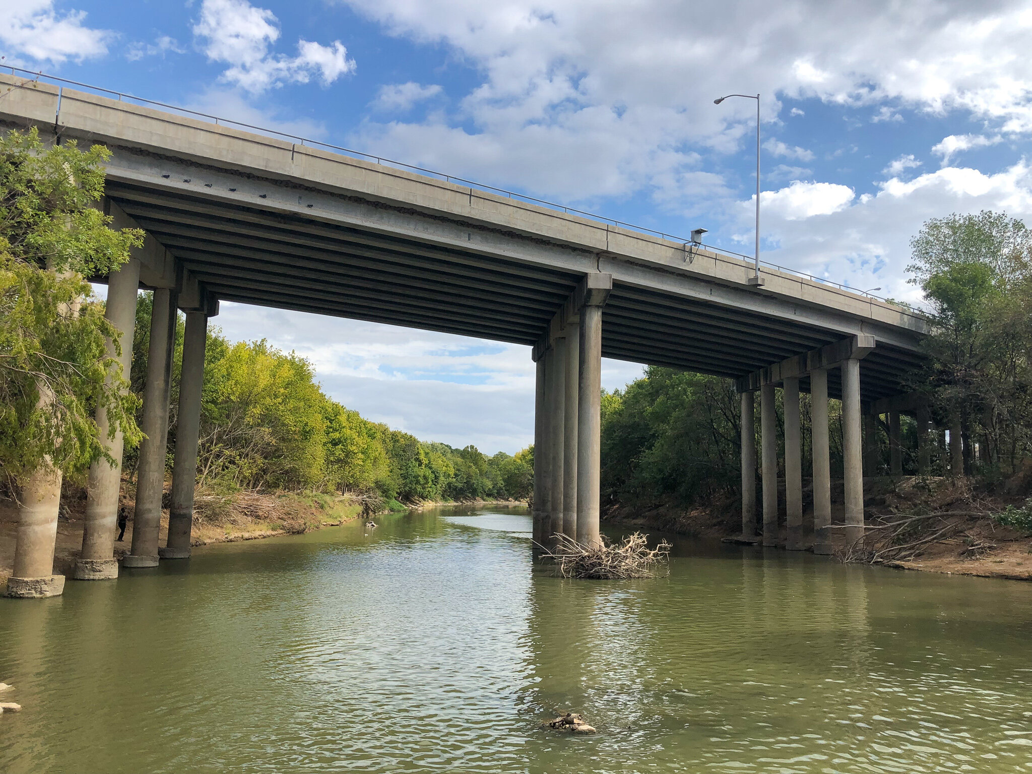  Near threshold of Fort Worth Branch of Trinity Trails System.  