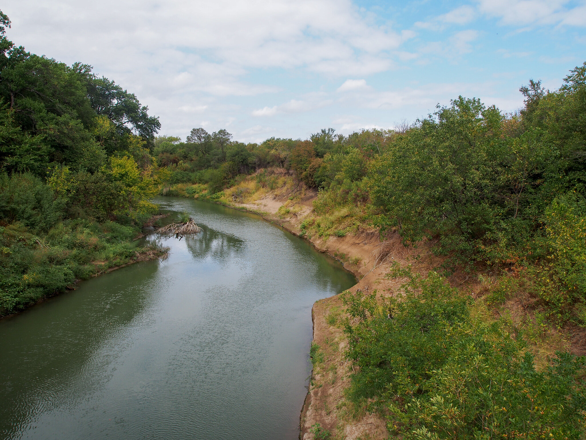  West Fork Trinity River, approaching River Legacy Park.  