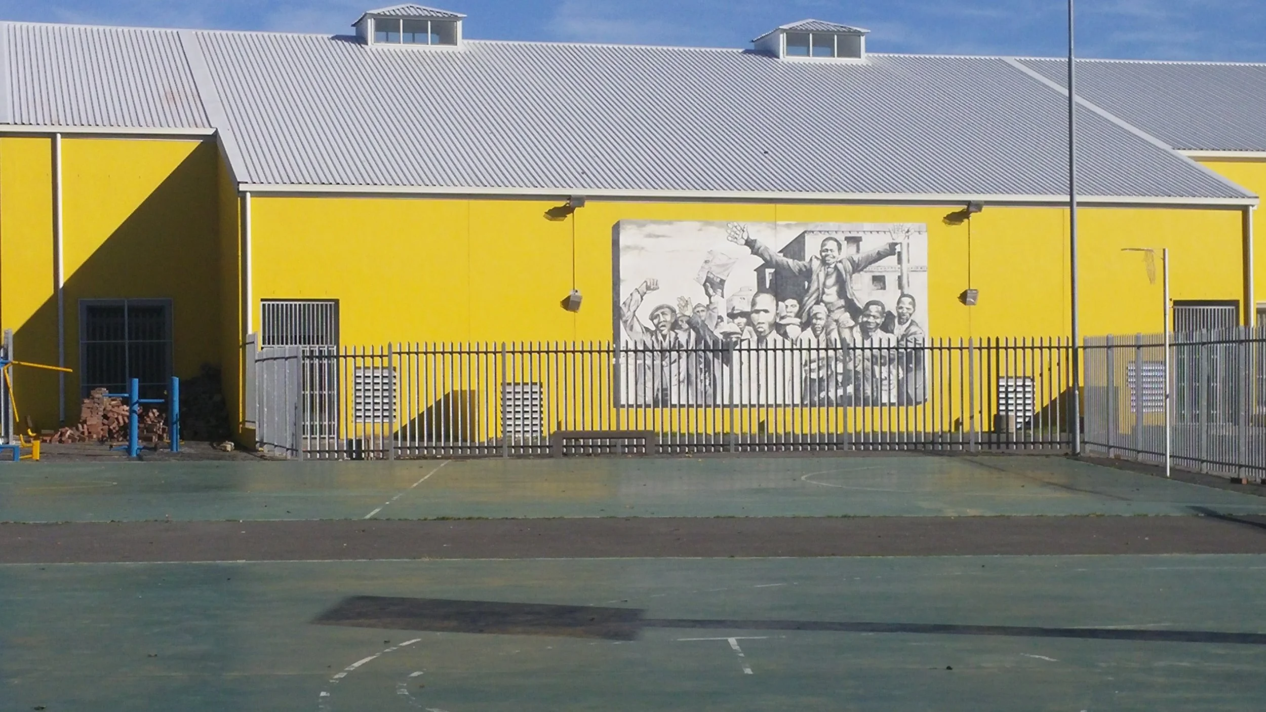 Local school wall