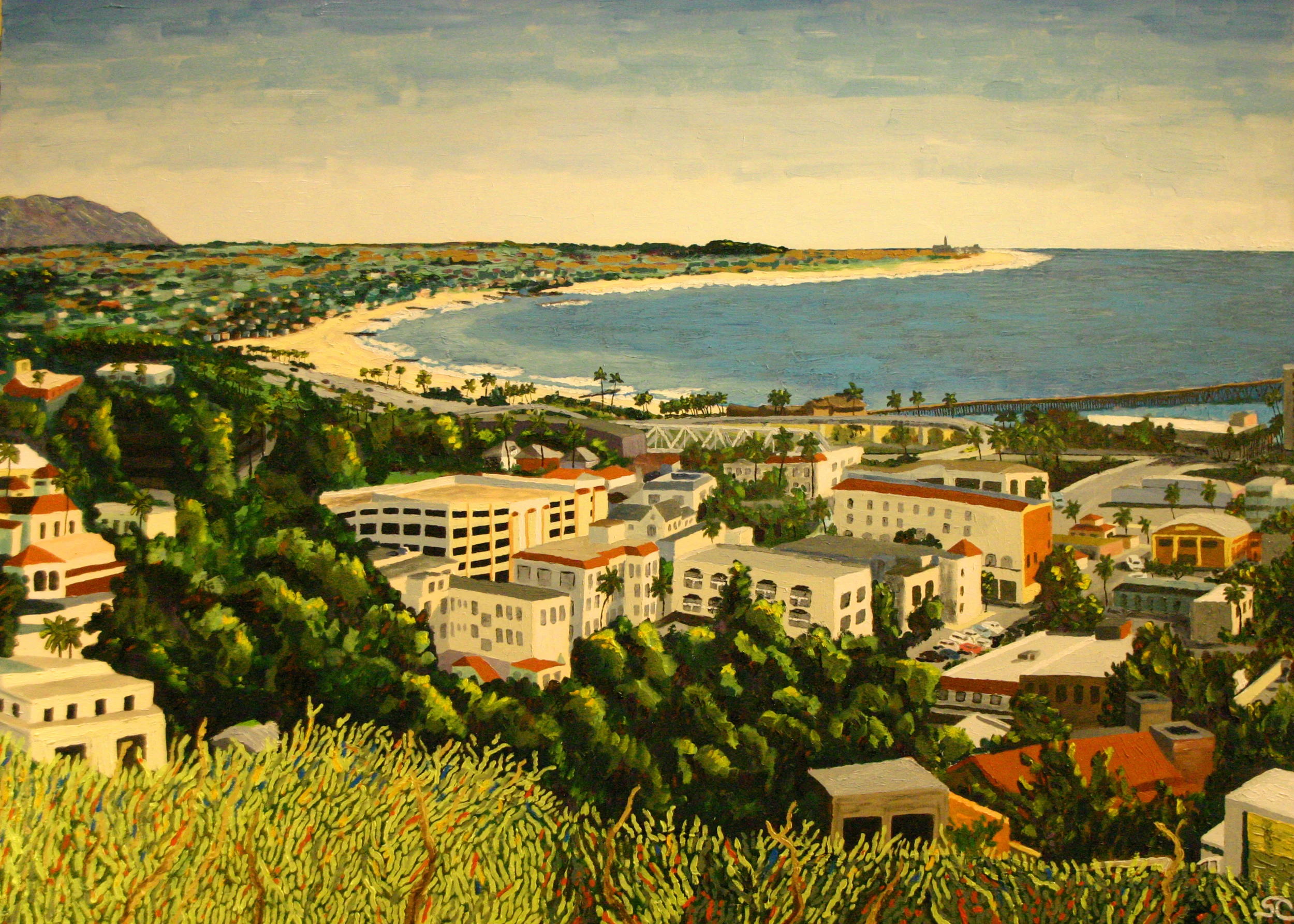 "Capital of Earth" oil on canvas 48 x 60 sold