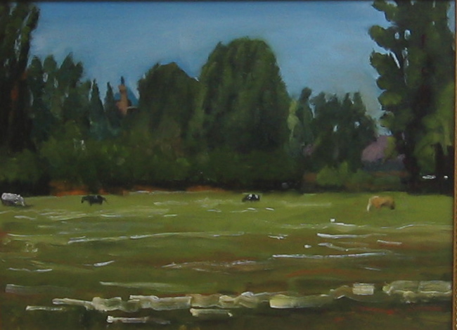 "Idaho Horses" oil on panel 12 x 16 sold