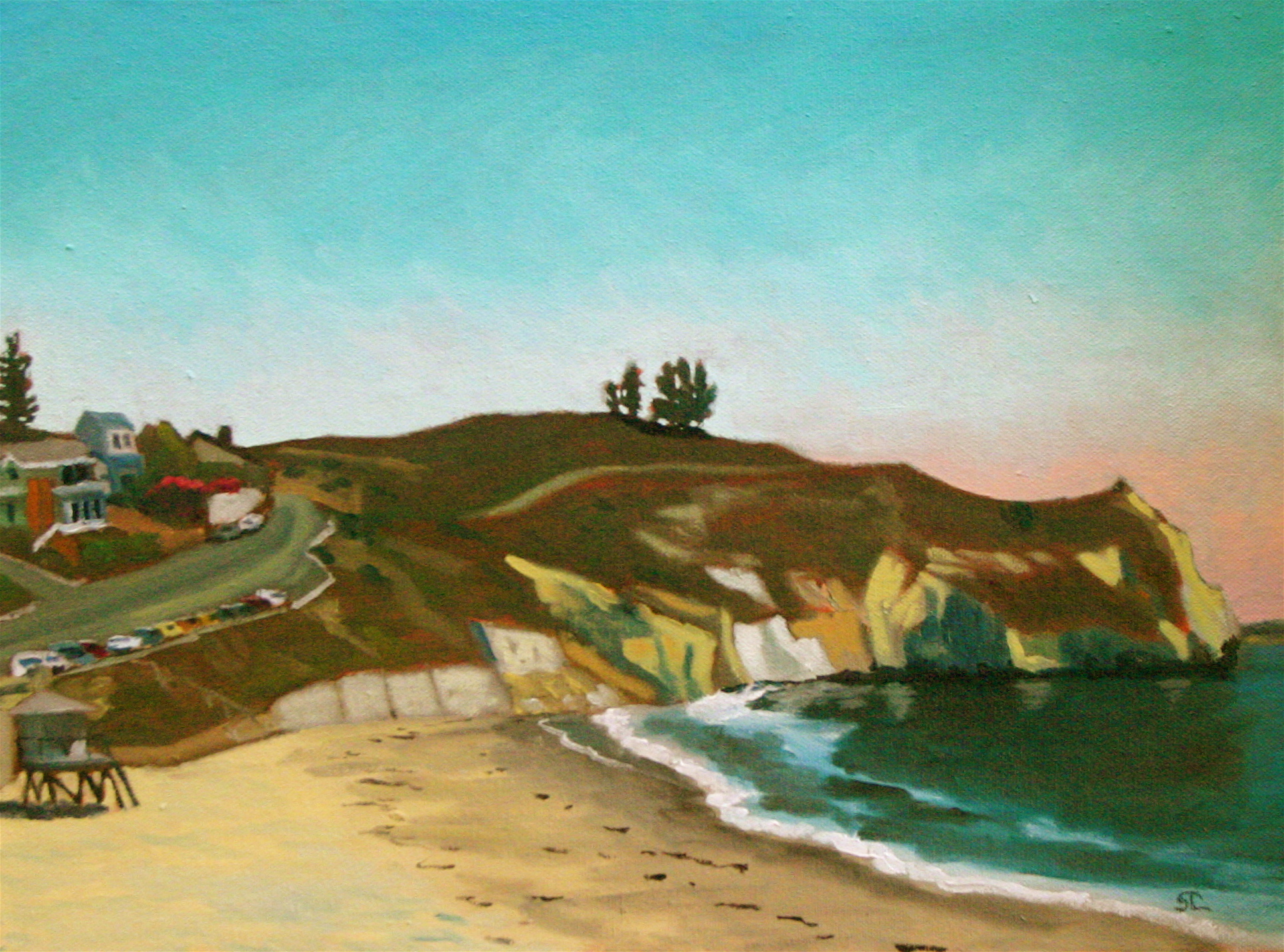 "Avila Beach" oil on panel 12 x 16